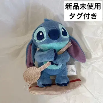 디즈니 스토어 스티치 봉제 인형 키링 사프
