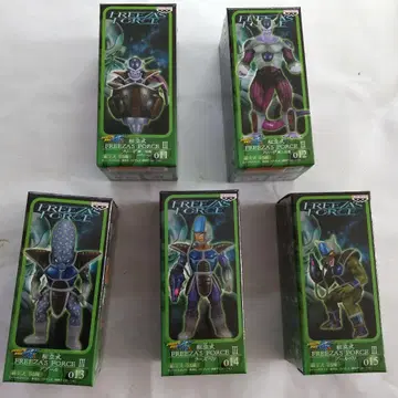 레어템 프리저 포스 III 피규어 전 5종 풀세트