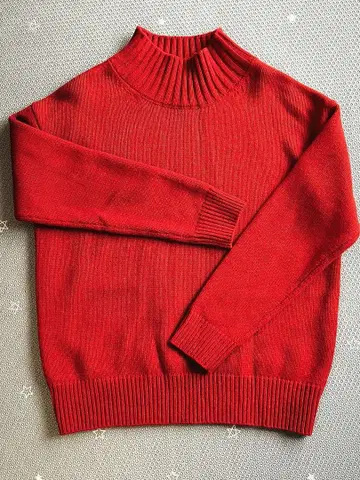 Elura 미인 터틀 니트 레드