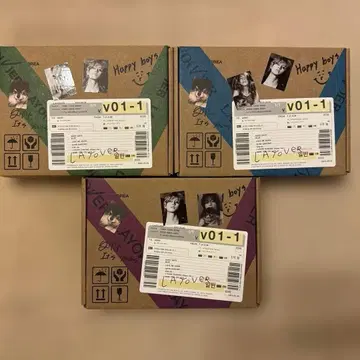 BTS 뷔 V Layover 3가지 형태 세트 낱개 판매 가능