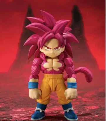 새상품 S.H.Figuarts 슈퍼 사이어인 4 손오공 미니 DAIMA