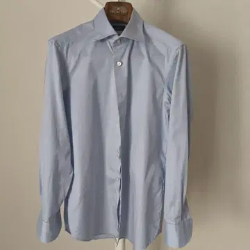 Brilla per il gusto 핑 옥스퍼드 와이드 칼라 셔츠