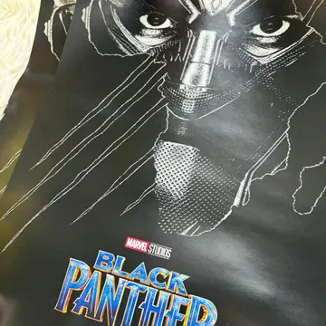 BLACK PANTHER 영화 포스터 2장 세트 블랙팬서