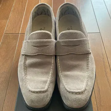 REGAL 그레이 스웨이드 슬립온 로퍼