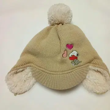 [ USJ ] 스누피 챙 달린 플라이트 니트캡 2012년