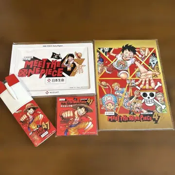 일본 생명 원피스 달력, 포스트잇, 노트 볼펜