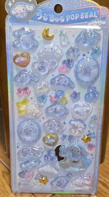 정품 산리오 우루츄루 팝 씰 시나모롤 시나몬