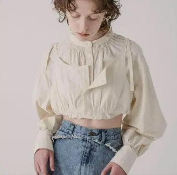 Eaphi MULTI WAY STRIPE BLOUSE 아이보리