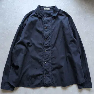 플랜테이션 박스 실루엣 셔츠 블라우스 제품 염색 사이즈 2