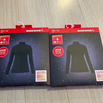 유니클로 여성용 울트라 웜 L 사이즈 2세트