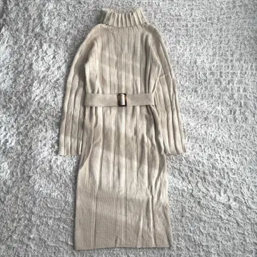 [ 새상품급 ] 리젝시 RESEXXY 와이드 리브 니트 원피스 M