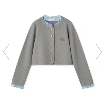 프릴 탈부착 가디건 셀포드