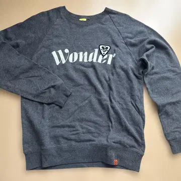 Wonder x Disney 맨투맨 그레이 L 뒷면 로고
