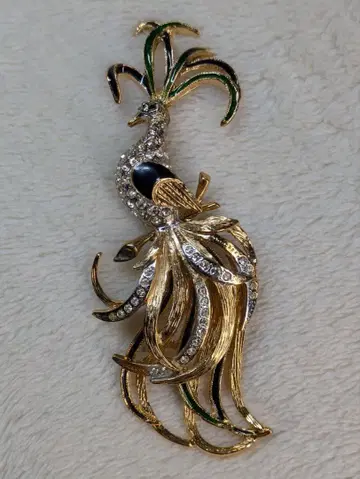 빈티지 새 피닉스 봉황 극락조 빈티지 브로치