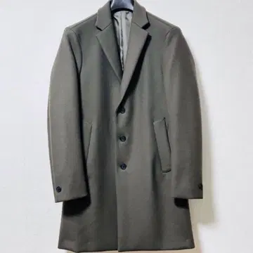 미사용 새상품 EDIFICE 올리브 그린 울 코트 L 사이즈