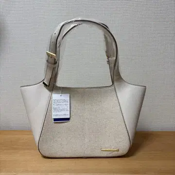 &chouette 사만다 타바사 화이트 토트백 캔버스