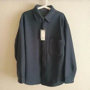 UNIQLO 네이비 오버 셔츠 자켓 XL