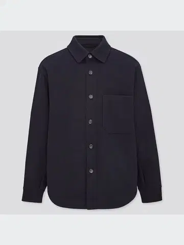 [ 미사용 새상품 ] UNIQLO 네이비 오버 셔츠 자켓 XL