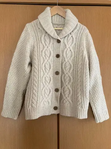 골든베어 케이블 짜임 니트 가디건