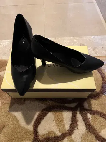 fuwaraku 블랙 펌프스 21.5