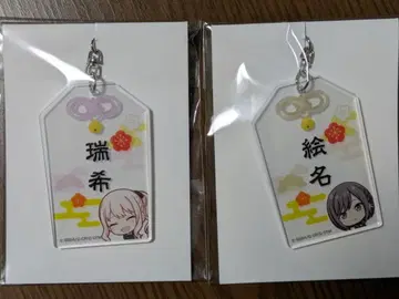 프로세카 아크릴 부적풍 키링 아키야마 미즈키 시노노메 에나