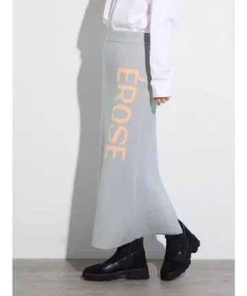 SCOT CLUB EROSE 로고 타이트 스커트 38