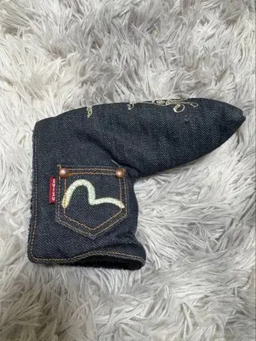 초레어 EVISU 에비수 골프 데님 핑 타입 퍼터용 골프헤드커버