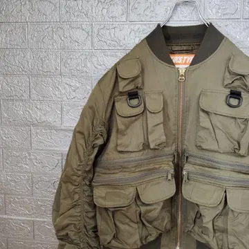 킥스 KIKS TYO 구제 의류 밀리터리 자켓 M 블루종 MA-1