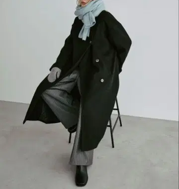 Aunt Marie's 스탠드 카라 3way 롱 코트