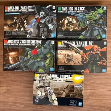 HG 자쿠 5체 세트