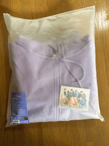 K-POP 라벤더 집업 플리스 M