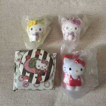 산리오 키티 미미 참 가챠가챠 캔뱃지