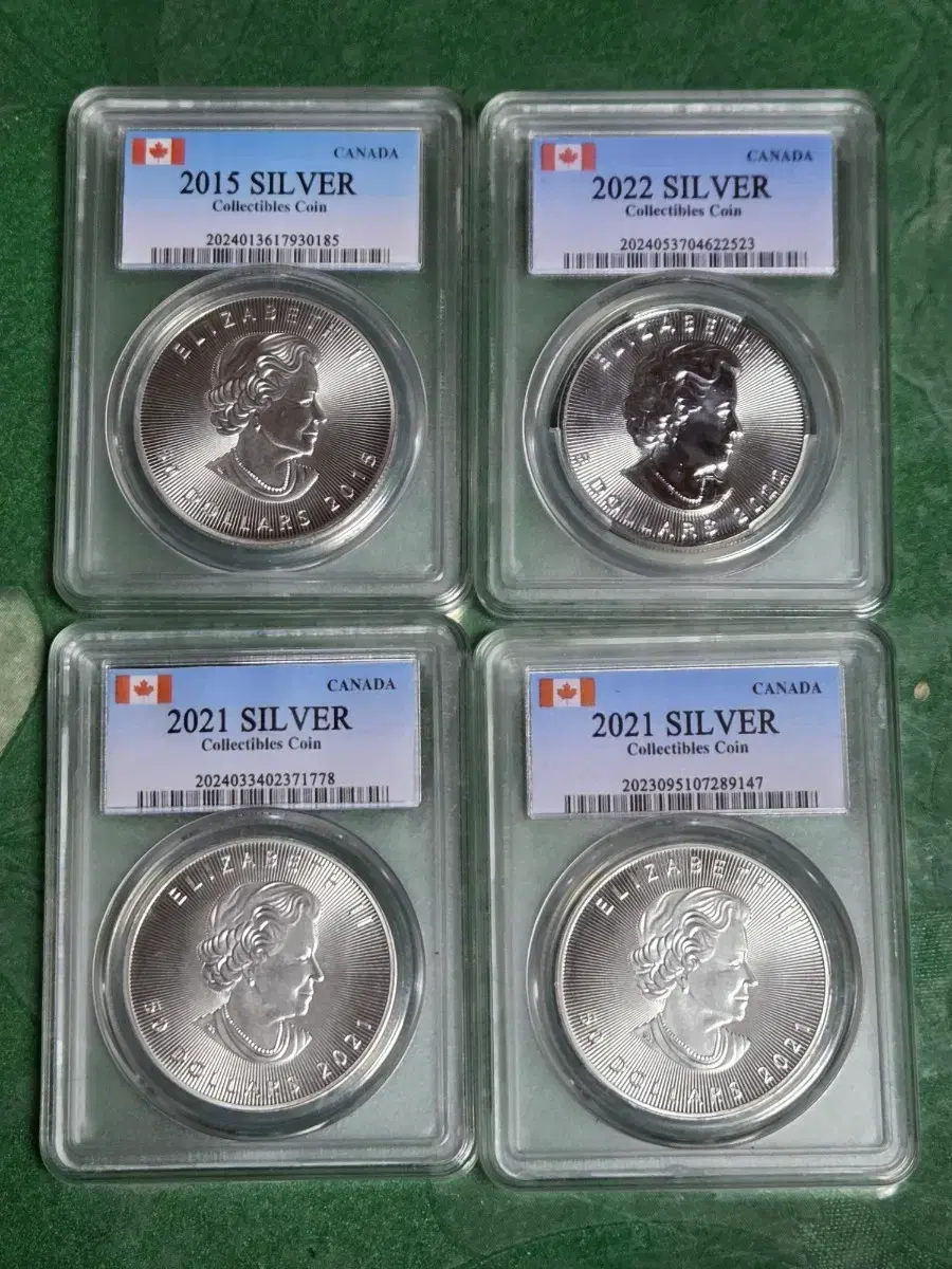 캐나다 실버 기념주화 2015/2021/2022년