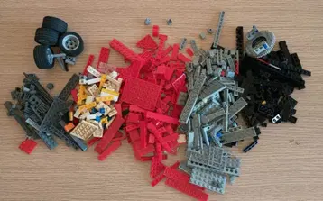 LEGO 블록과 타이어 세트 소방차 레고