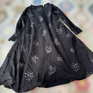 Cloud nine 보타니컬 원피스 A라인 롱 스커트