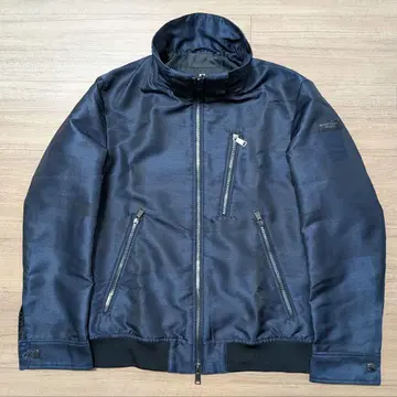 네이비 자켓 프론트 지퍼 포켓 부착