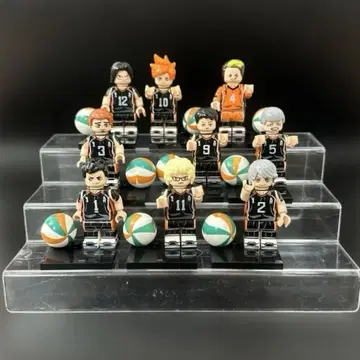 하이큐 레고풍 미니 피규어 9개 세트