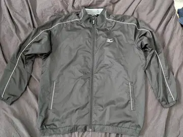 Mizuno 블랙 나일론 자켓 사이즈 41