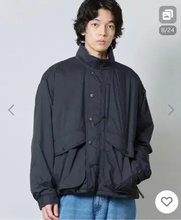 L.L.Bean 엘엘빈 나일론 자켓 블랙 S