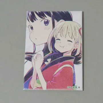 리코리스 리코일 스퀘어 캔뱃지 니시키기 치사토 이노우에 타키나 오무스비