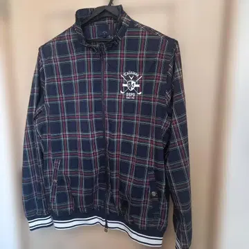 Callaway 캘러웨이 DSPD 체크 무늬 자켓 네이비 3L