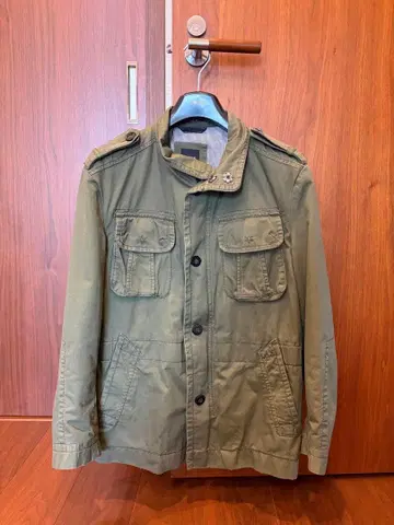 HUGO BOSS 밀리터리 자켓 올리브 그린