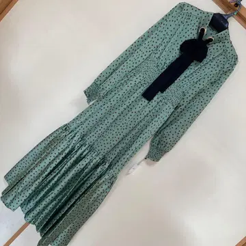 FENNEL 도트 원피스 스콧 클럽