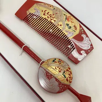 010104 칠기 시치고산 성인식 평치 빗