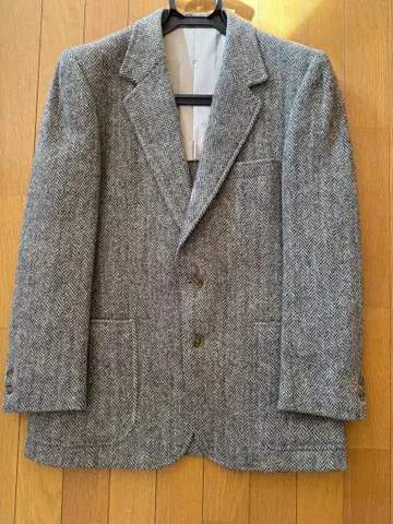 긴자 테일러 야지마 그레이 계열 헤링본 자켓