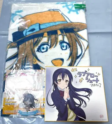 러브 라이브! 타월 색지 아크릴 키링 묶음 판매