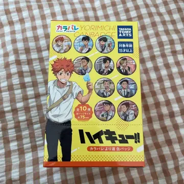 하이큐!! 카라파레 요리미치 캔뱃지 1BOX