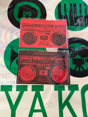 B'z 스티커 FYOP 투어 굿즈