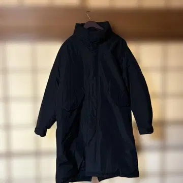 GU 히트 패디드 모즈 코트 블랙 XL