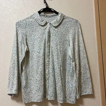 샐리 스콧 꽃무늬 긴팔 셔츠 M 사이즈